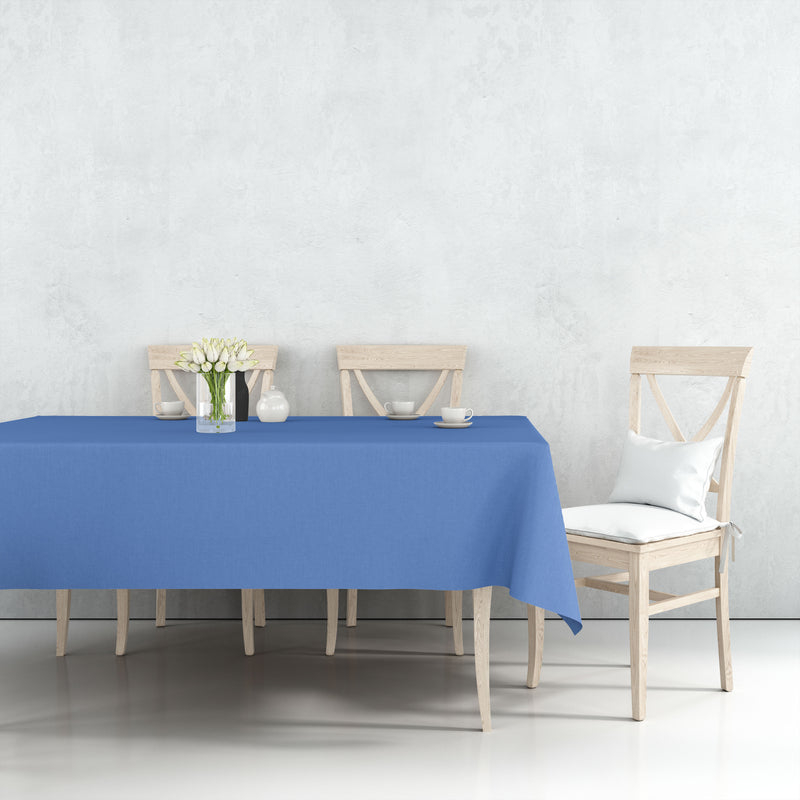 Load image into Gallery viewer, Tablecover Plastic Blue Rectangular 54&#39;&#39; X 108&#39;&#39; Table Cover Party Dimensions
