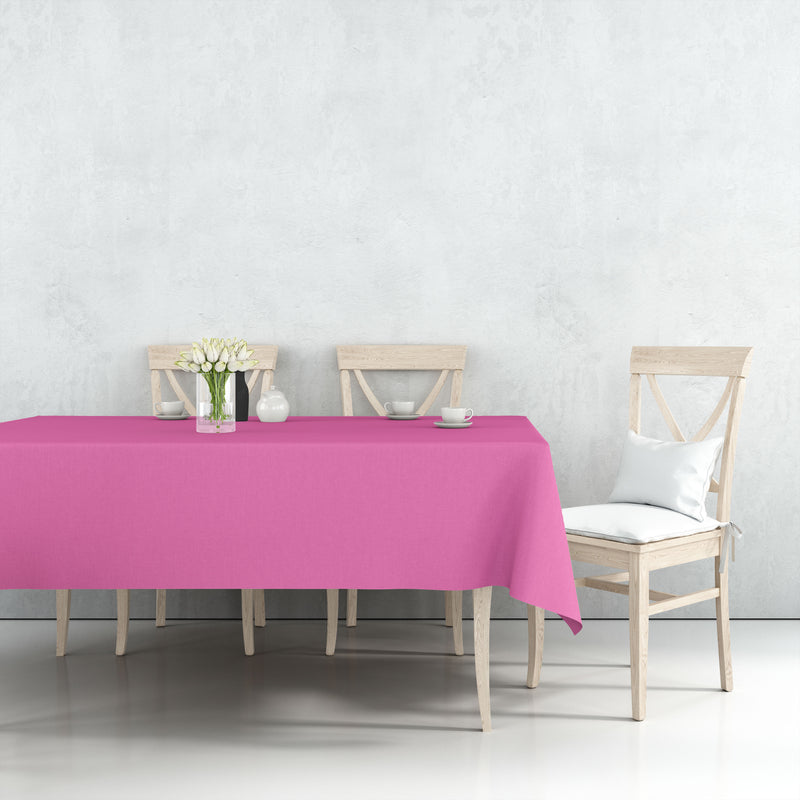 Load image into Gallery viewer, Tablecover Plastic Hot Pink Rectangular 54&#39;&#39; X 108&#39;&#39; Table Cover Party Dimensions
