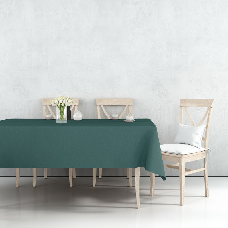 Load image into Gallery viewer, Tablecover Plastic Hunter Green Rectangular 54&#39;&#39; X 108&#39;&#39; Table Cover Party Dimensions
