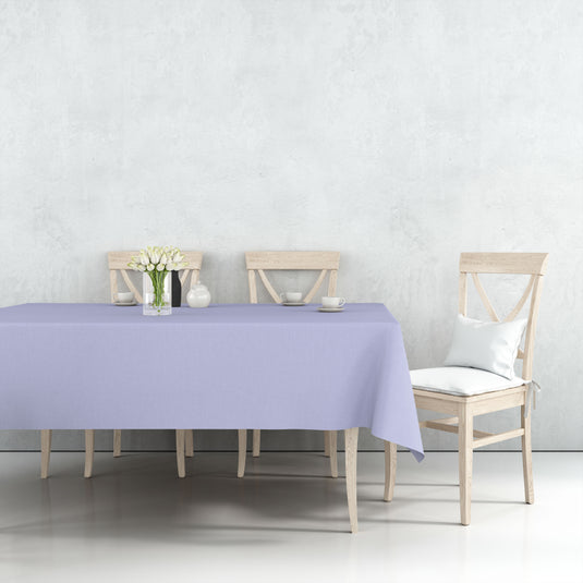 Tablecover Plastic Lavender Rectangular 54'' X 108'' Table Cover Party Dimensions