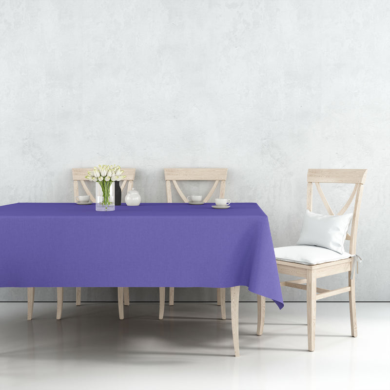 Load image into Gallery viewer, Tablecover Plastic Purple Rectangular 54&#39;&#39; X 108&#39;&#39; Table Cover Party Dimensions
