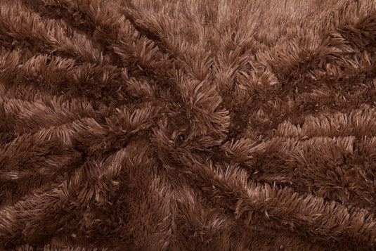 Solid Faux Long Fur Throw Blanket