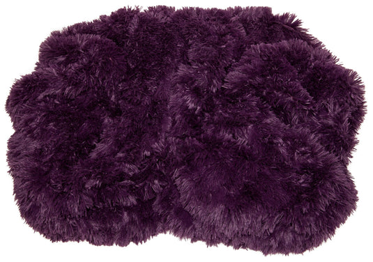 Solid Faux Long Fur Throw Blanket Collective Chanasya