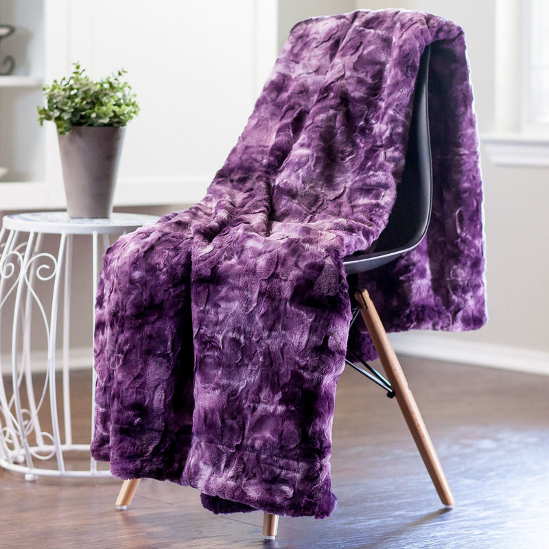 Load image into Gallery viewer, Wolf Faux Fur Throw Blanket Gift Chanasya
