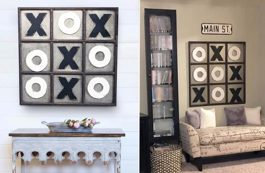 HUGE "Tic Tac Toe" Wall Decor General VIP