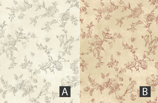 Prepasted Toile Wallpaper Pick Your Color General BREW