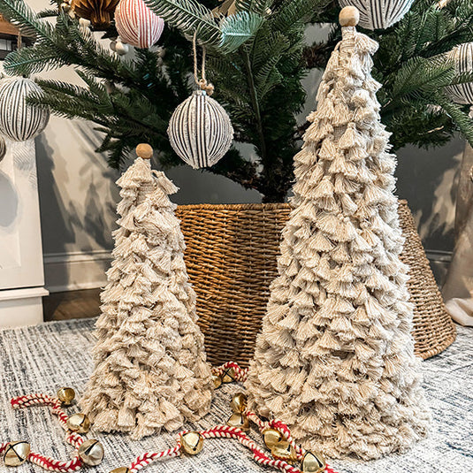 Cotton Tassel Christmas Tree, Set of Two General KAL