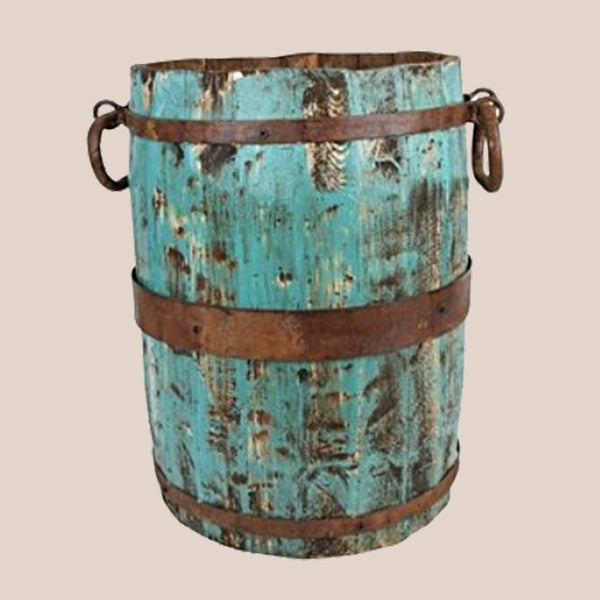 Load image into Gallery viewer, Huge Handmade Spanish Pine Wooden Bucket, Choose Your Color Whats trending CIMA
