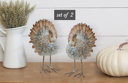 Decorative Standing Turkey, Set of Two General DCI