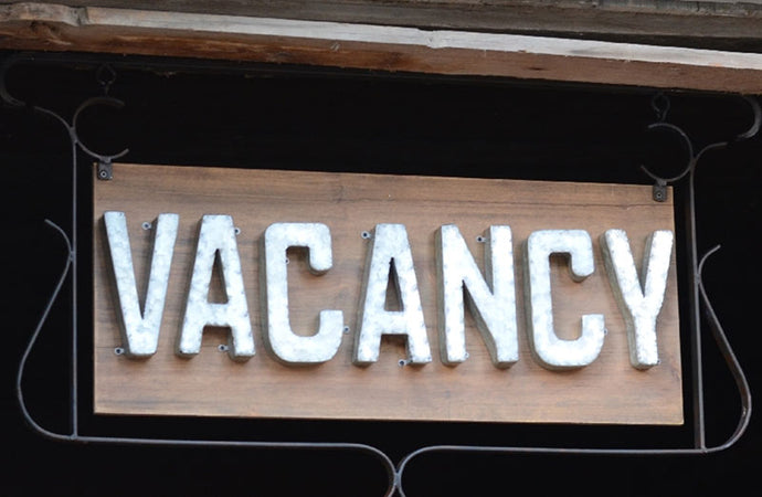 Galvanized Vacancy Sign General PPD