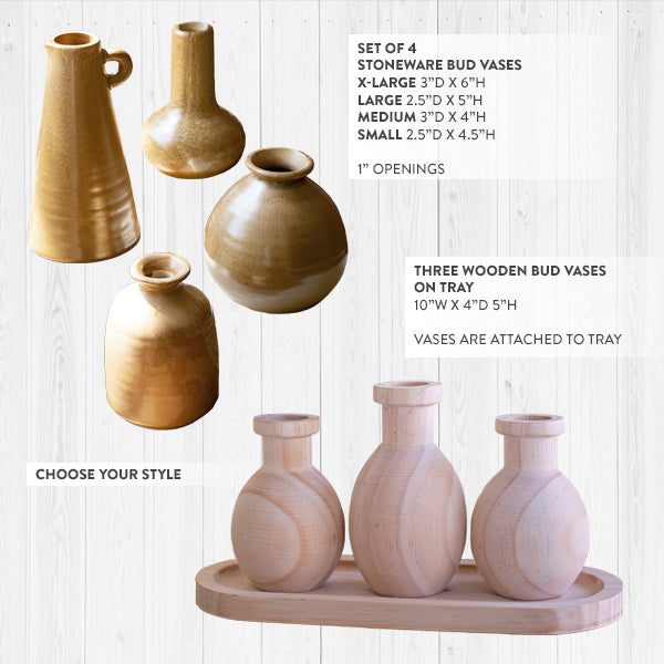 Load image into Gallery viewer, Charming Bud Vases, Pick Your Style Whats trending KAL
