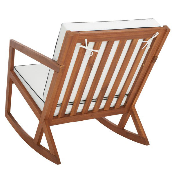 Load image into Gallery viewer, Acacia Wood Cushioned Rocking Chair, Pick Your Color General SAF
