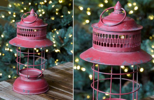 Distressed Vintage Red Lantern General PHC