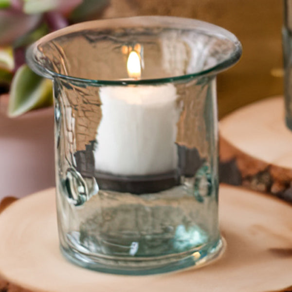 Load image into Gallery viewer, Artisanal Recycled Glass Votive Candle Holder Set, Choose Your Style Whats trending KAL
