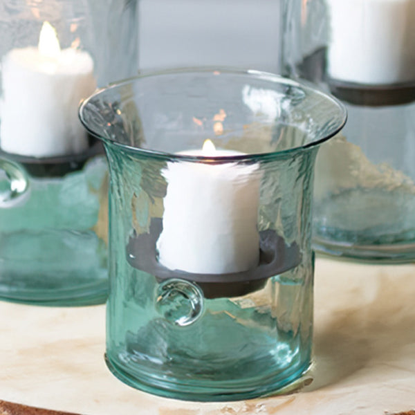 Load image into Gallery viewer, Artisanal Recycled Glass Votive Candle Holder Set, Choose Your Style Whats trending KAL
