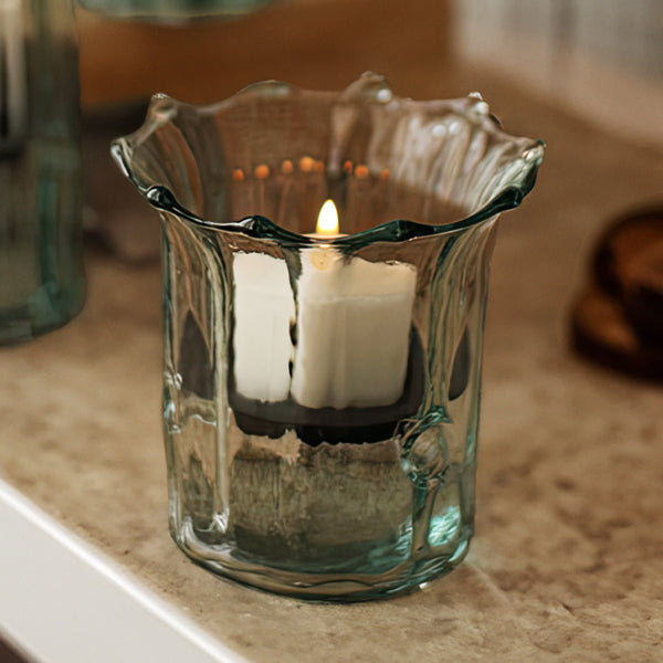 Load image into Gallery viewer, Artisanal Recycled Glass Votive Candle Holder Set, Choose Your Style Whats trending KAL
