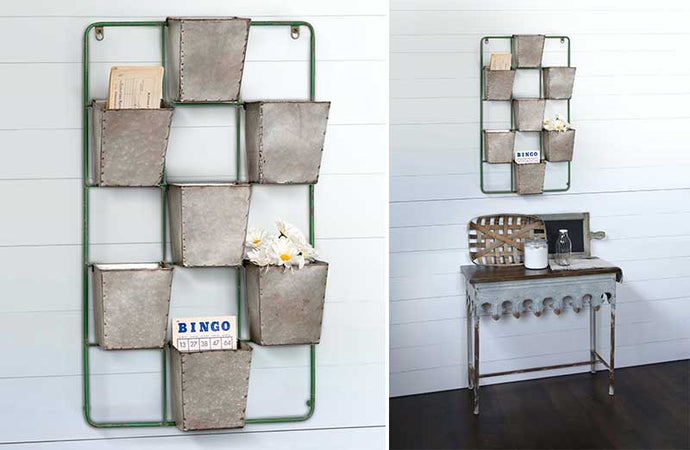 Galvanized Wall Organizer General CT