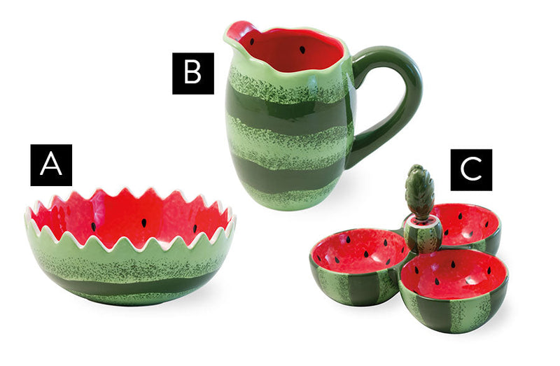 Load image into Gallery viewer, Summer celebrations watermelon dishware collection, build your set Accessory BI
