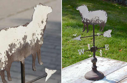 Distressed Sheep Weathervane General PPD