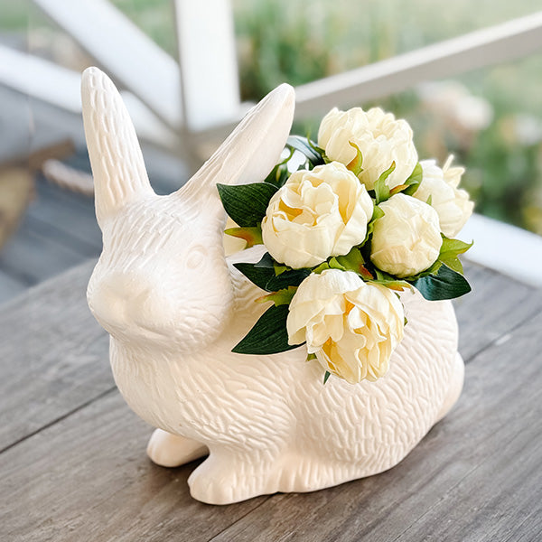 Terracotta Bunny Decor Planter KAL