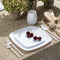 White Square Plastic Plates 10 Pack - Classic Plate PROstorez