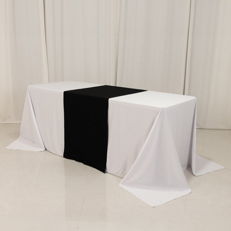 Wide Premium Polyester 24"x72" Table Runner Black - Sublimation Printable Banner PROstorez
