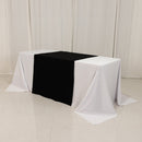 Wide Premium Polyester 36"x72" Table Runner Black - Sublimation Printable Banner PROstorez