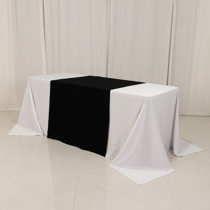 Wide Premium Polyester 36"x72" Table Runner Black - Sublimation Printable Banner PROstorez