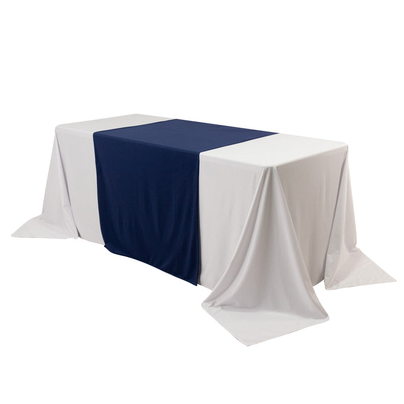 Wide Premium Polyester 36"x72" Table Runner Navy Blue - Sublimation Printable Banner PROstorez