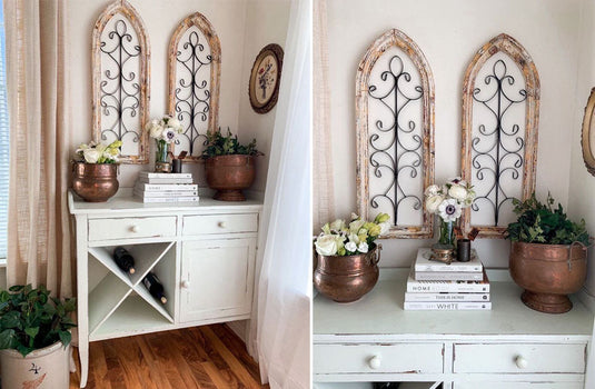 Distressed Cathedral Window Frame, Pick Your Color General Decor Steals