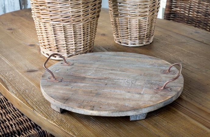 Wooden Footed Cellar Tray General PHC