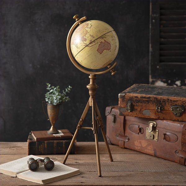 Load image into Gallery viewer, World Globe on Tripod Stand, Pick Your Style General CT
