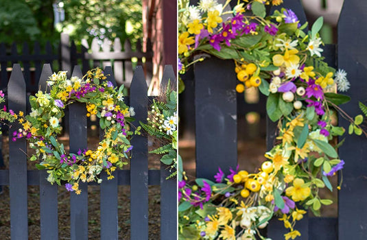 Spring Wildflower And Berries Wreath General BI