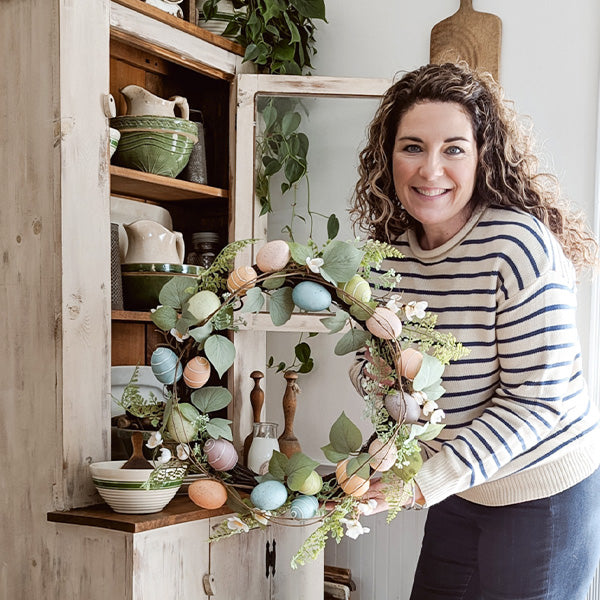 Load image into Gallery viewer, Indoor/Outdoor Easter Egg Wreath, Choose Your Style Shop ABH
