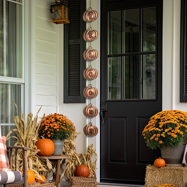 Hanging Pumpkin Welcome Sign Whats trending TP