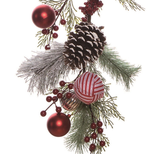 Peppermint Striped Artificial Christmas Arrangements, Choose Your Style Whats trending TP