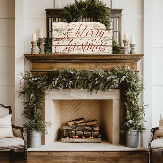 Vintage Wooden Christmas Sign, Choose Your Style Whats trending TP